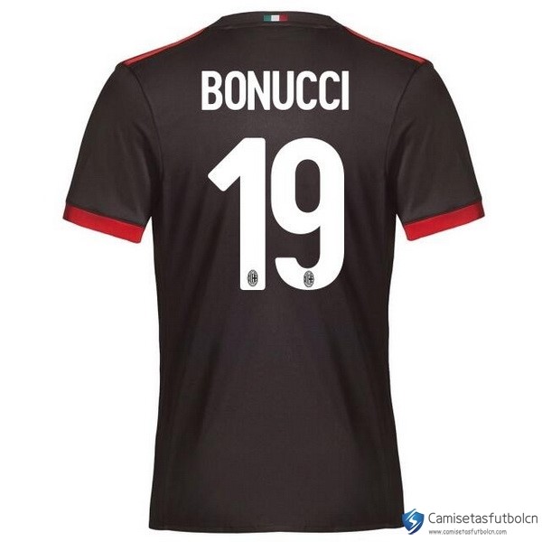 Camiseta Milan Tercera equipo Bonucci 2017-18